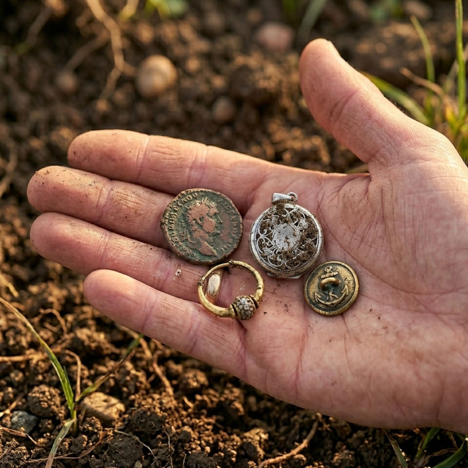 Détecte l'or, l'argent, le bronze et plus